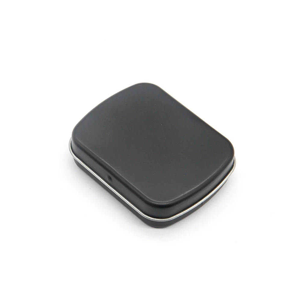 1PC Portable Metal Storage Box Name Card Tinplate Box Mini Flip Box Candy Box Mini Multifunctional Durable