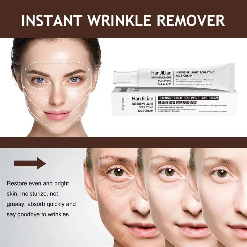 Retinol Rimpel Verwijdering Crème Vervagen Gezicht Oog Fijne Lijn Instant Anti Aging Whitening Anti-Rimpel Donkere Kringen Dismiss Crème 40g