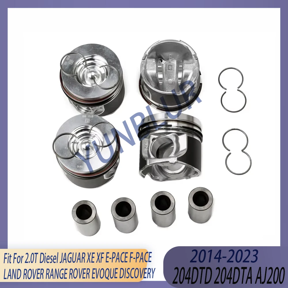 

STD 0.5 High Low Power Engine Piston & Ring 2.0 L Diesel 204DTD 204DTA For JAGUAR E-PACE F-PACE LAND ROVER DISCOVERY RANGE ROVER