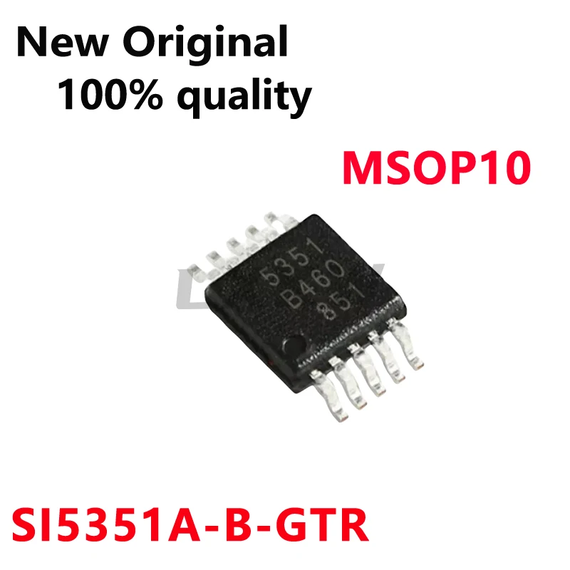 (5-10 piezas) nuevo Original SI5351 SI5351A-A-GTR 5351 SI5351A-B-GTR MSOP10 generador de reloj en Stock