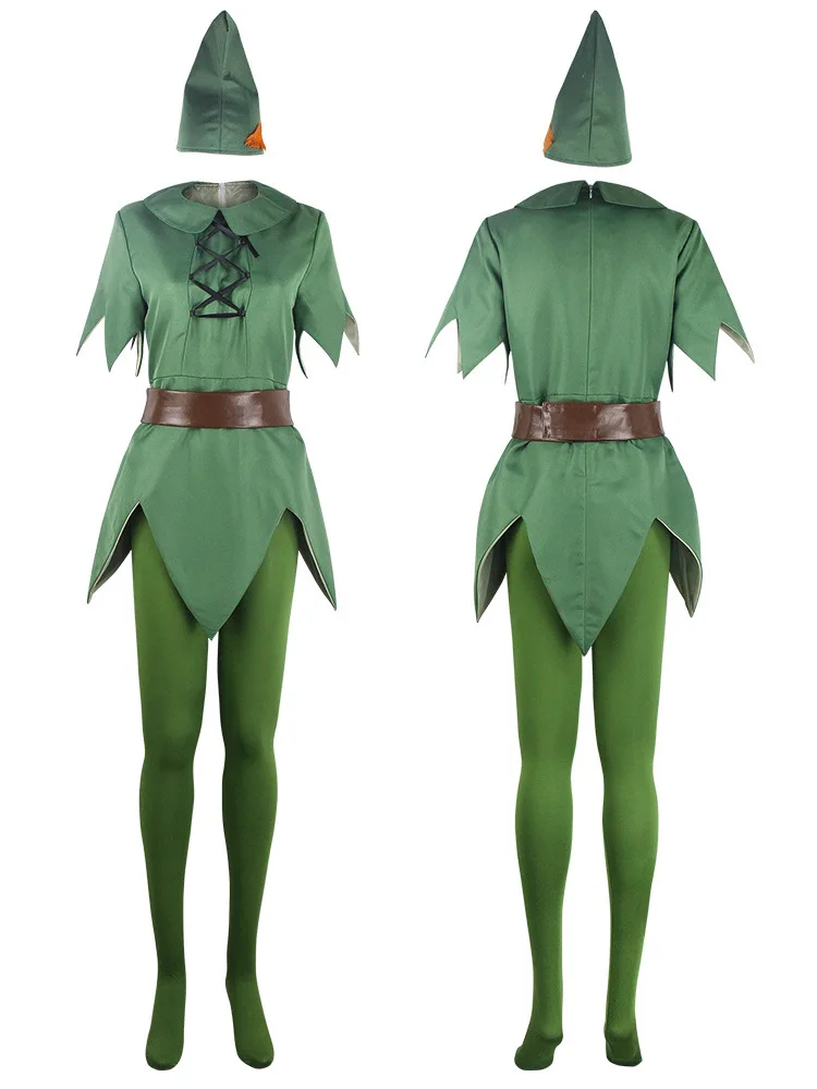

Peter Pan Cosplay Costume een Fairy Suit loween Par Outfit Men's Women's een Fairy Costume Traditional Chinese Ethni...
