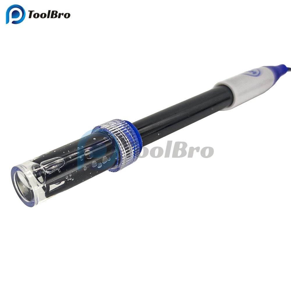 E-201-9 PH Composite Electrode Probe BNC Connector 0-14 pH Ag bgC1 for Laboratory Experimental