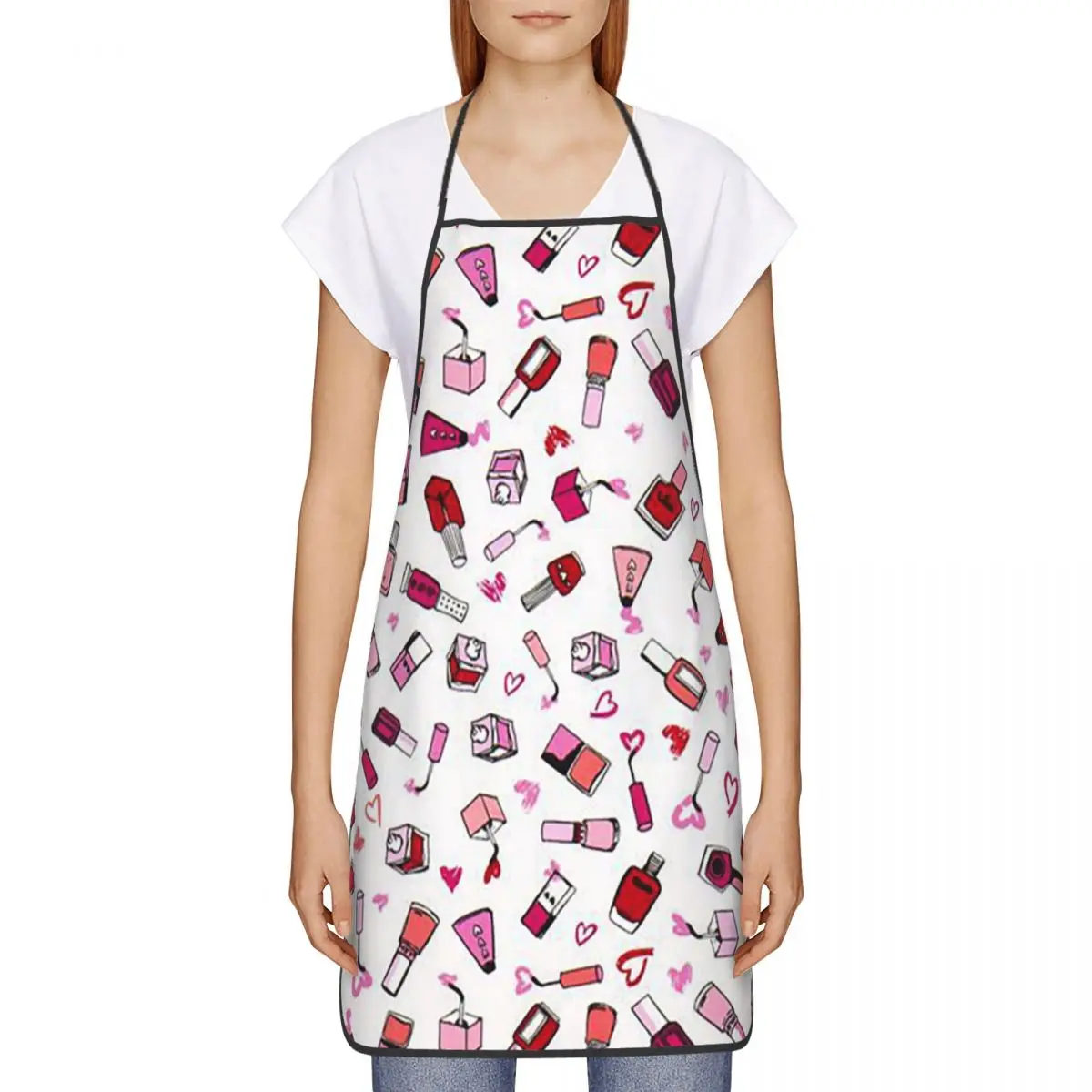 

Маникюр, маникюр, косметика для ногтей, фартук для шеф-повара, кулинария, кухня, нагрудник для уборки кухни, передник для женщин и мужчин, садоводство