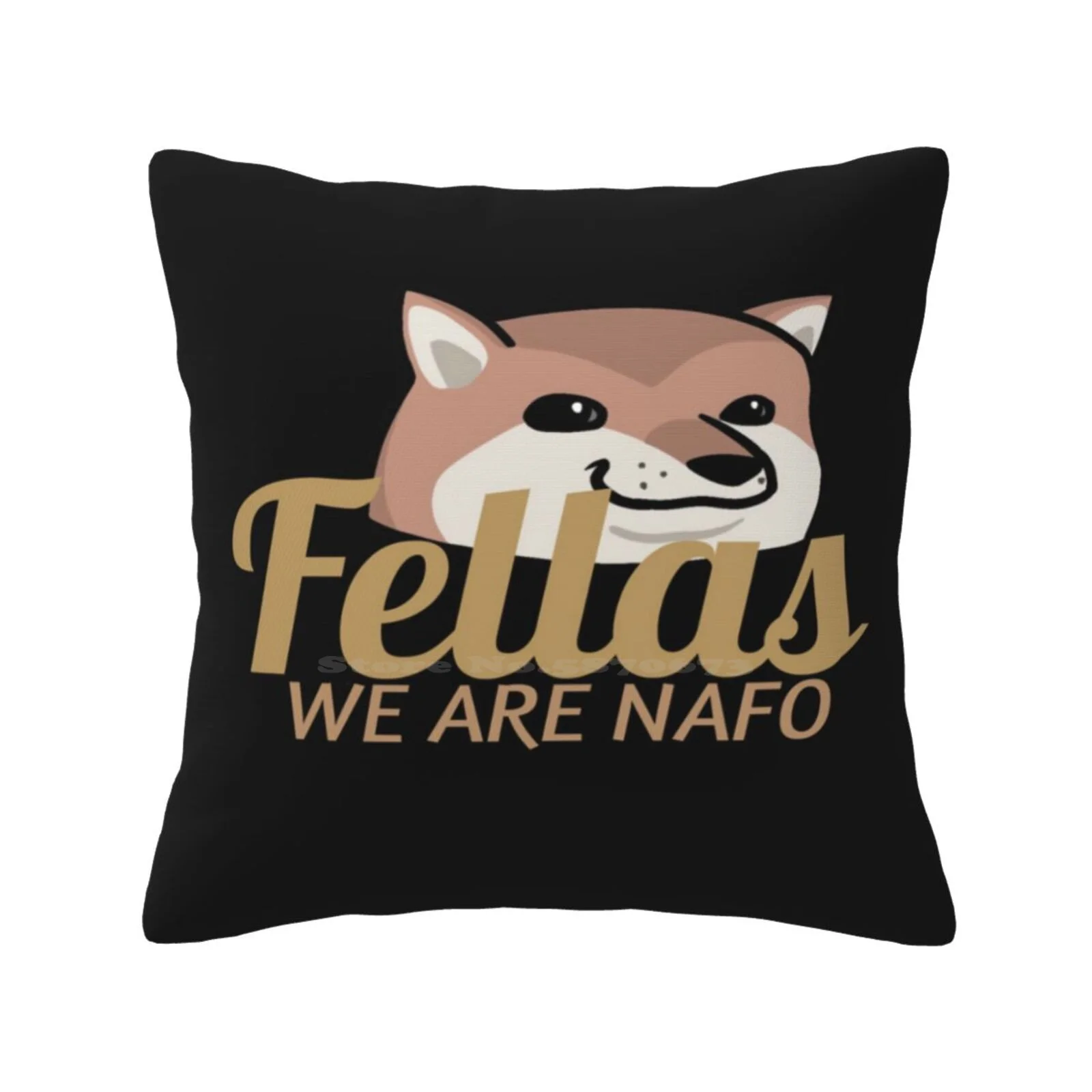 Fellas We Are Nafo Home Sofa Car Waist Throw Pillowcase We Are Nafo We Are Fellas Nato Ukraine Nafo Ofan Dog Lovers Husky