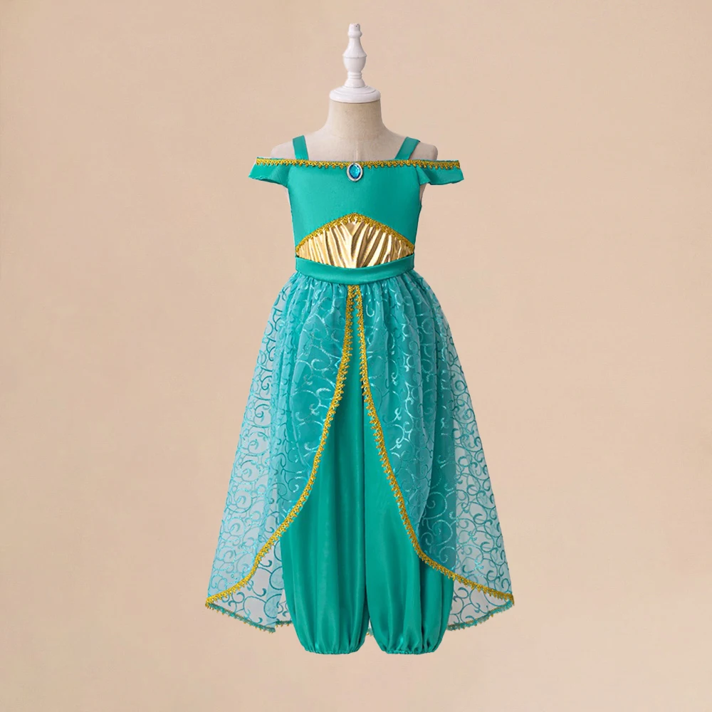 Junge Mädchen exotische Pailletten Party kleid Kinder gefroren Prinzessin Kleid Halloween Phantasie Kleidung Kinder Tüll Kostüme Mode tragen