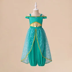 Young Girls Exotic Sequin Party Dress Kids Frozen Princess Gown Halloween Fancy Clothes Children Tulle Costumes Fashion Wear