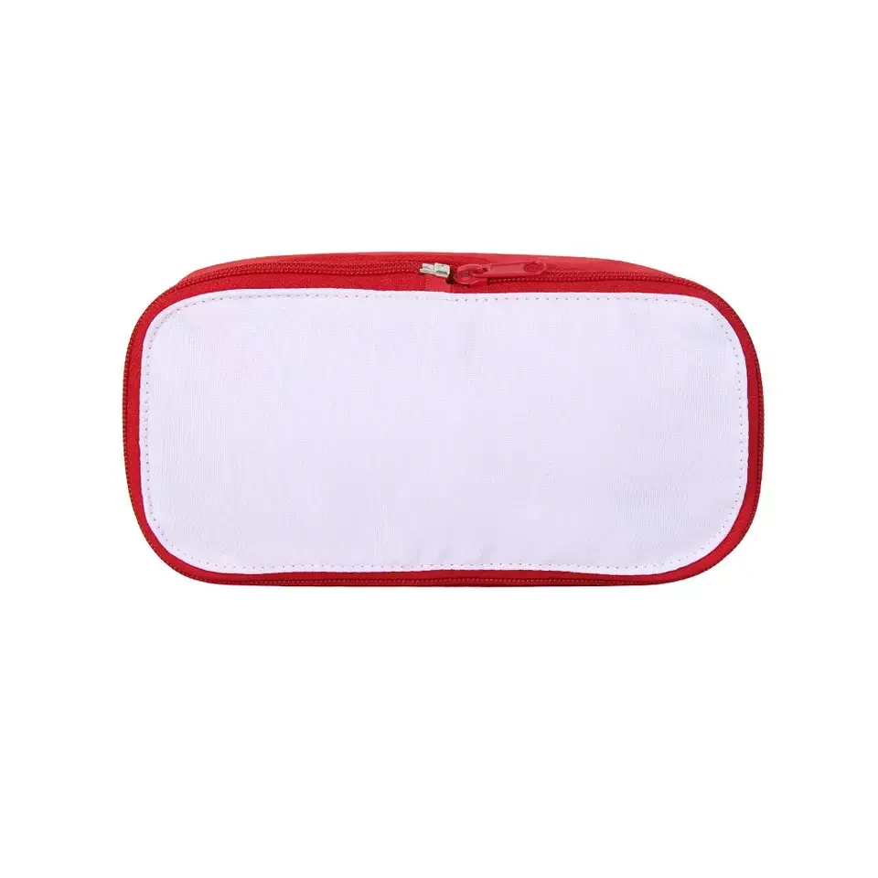 Sublimation Blank Pencil Bag Cosmetic Case Travel Toiletries Organizer Pouch Female Storage Make Up Bags for Customized Logo