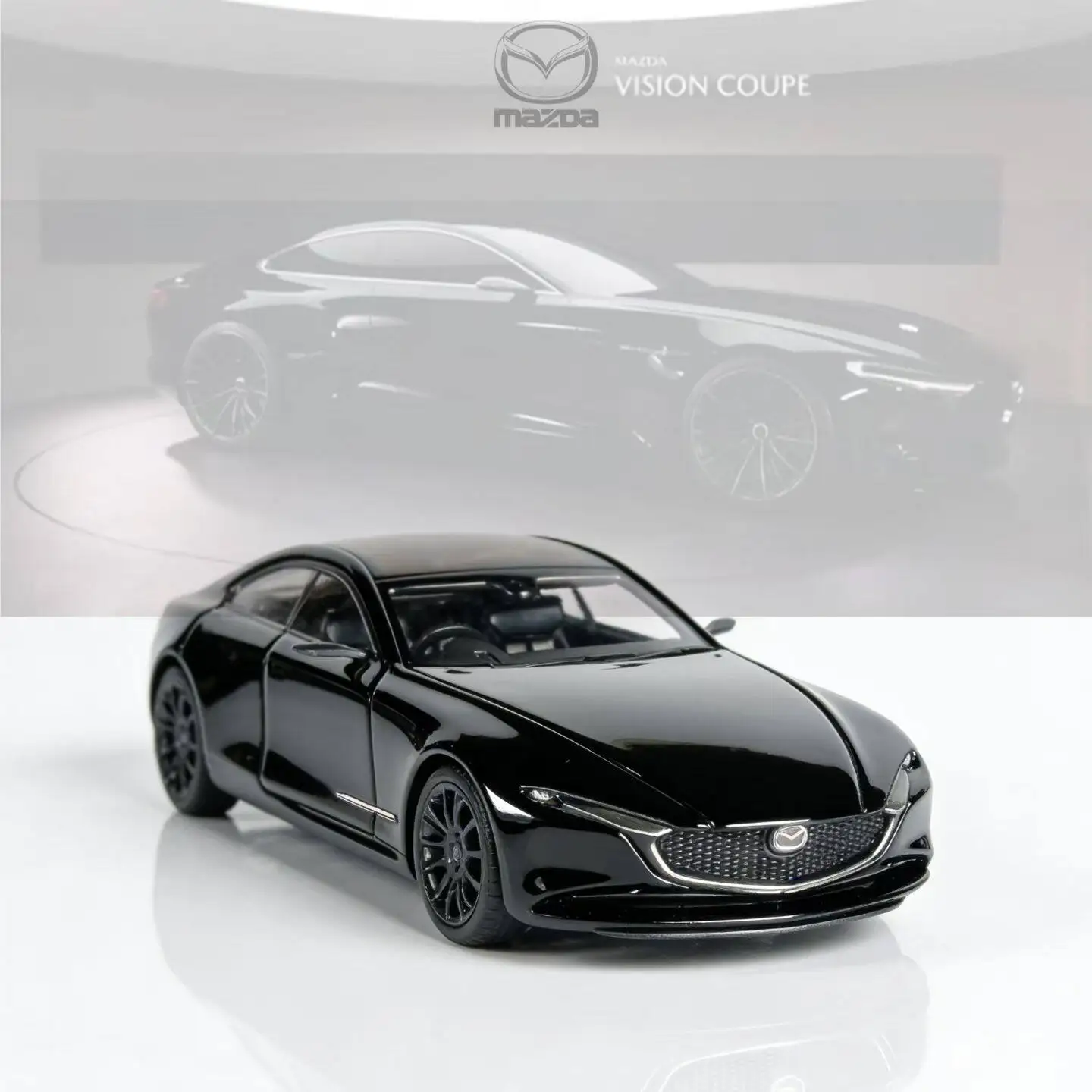 

Rhino Model 1:64 Alloy Model Mazda MAZDA VISION COUPE Four-Door Version