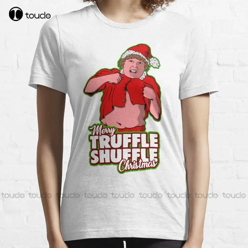 Merry Truffle Shuffle Christmas The Goonies T-Shirt Mens Swim Shirt Fashion Creative Leisure Funny Harajuku T-Shirt Custom Gift