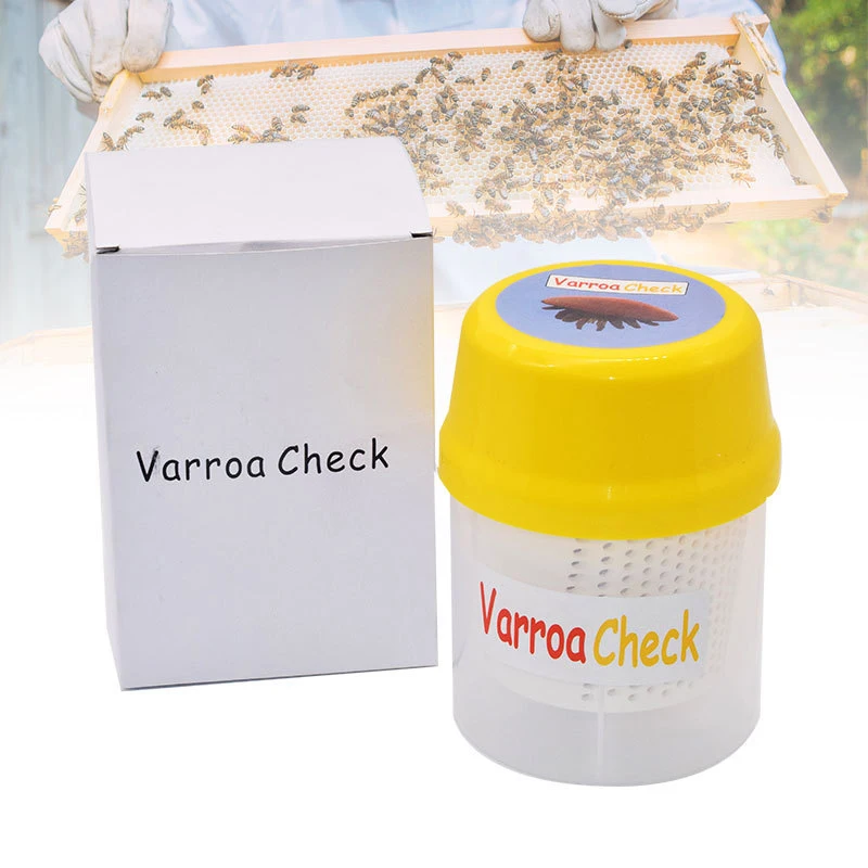 Varroa Mite Monitoring Detection Bottle Beekeeping Mite Test Boxs Beekeeper Apiculture Beekeeping Tools Mite Removal Tool