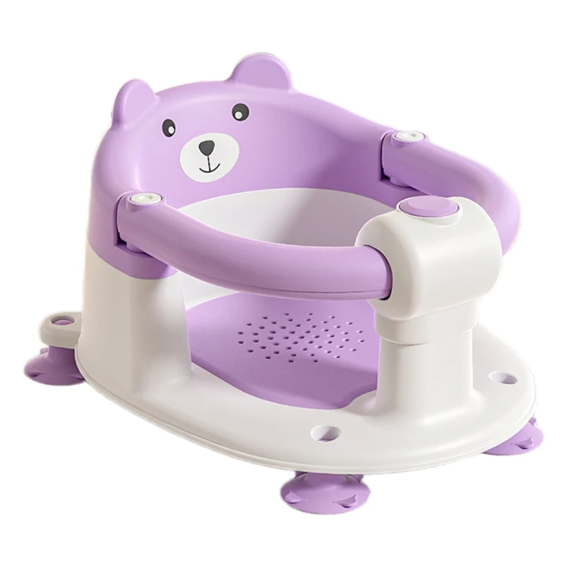 Chaise bain pour bébé, tabouret entouré à 360 degrés pour nourrissons, fond antidérapant