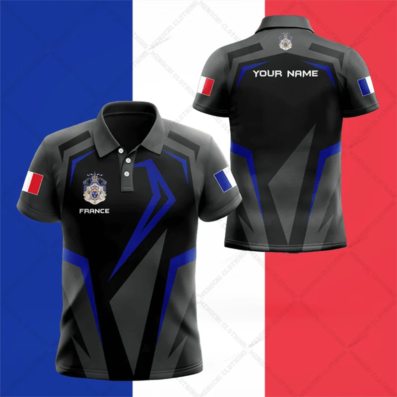 Polo personnalisé avec drapeau - Summer Clothing Names avis et prix
