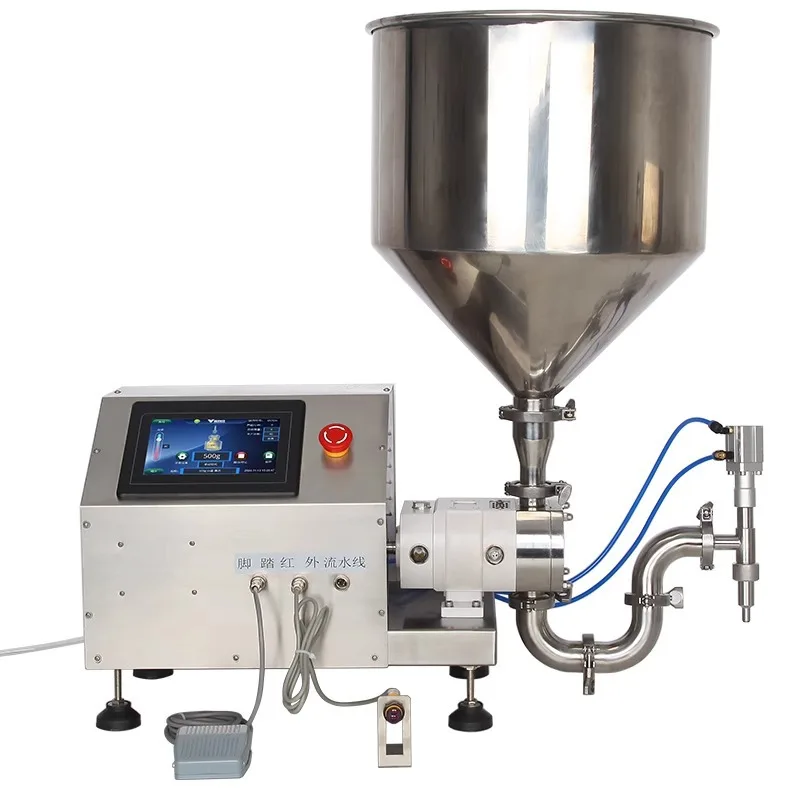 

Rotary pump filling machine viscous liquid paste sauce hot pot base servo CNC automatic metering and dispensing equipment