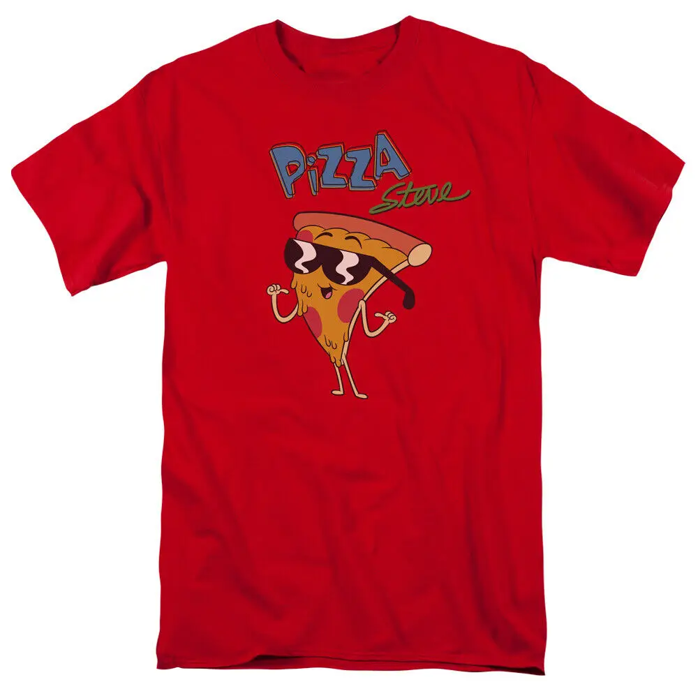 Uncle Grandpa Pizza Steve T Shirt Mens Licensed Cartoon Merchandise Red