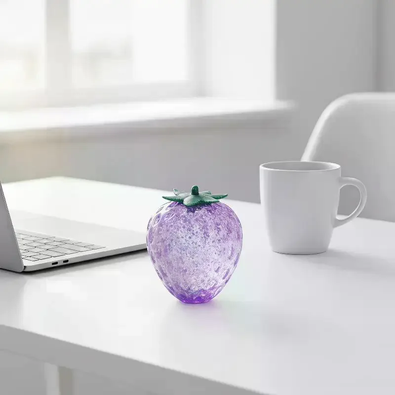 Strawberry Maltose Squishy Toy Simulated Fruit Durable Slow Rising Stress Relief Toy for Kids Daily Playtime