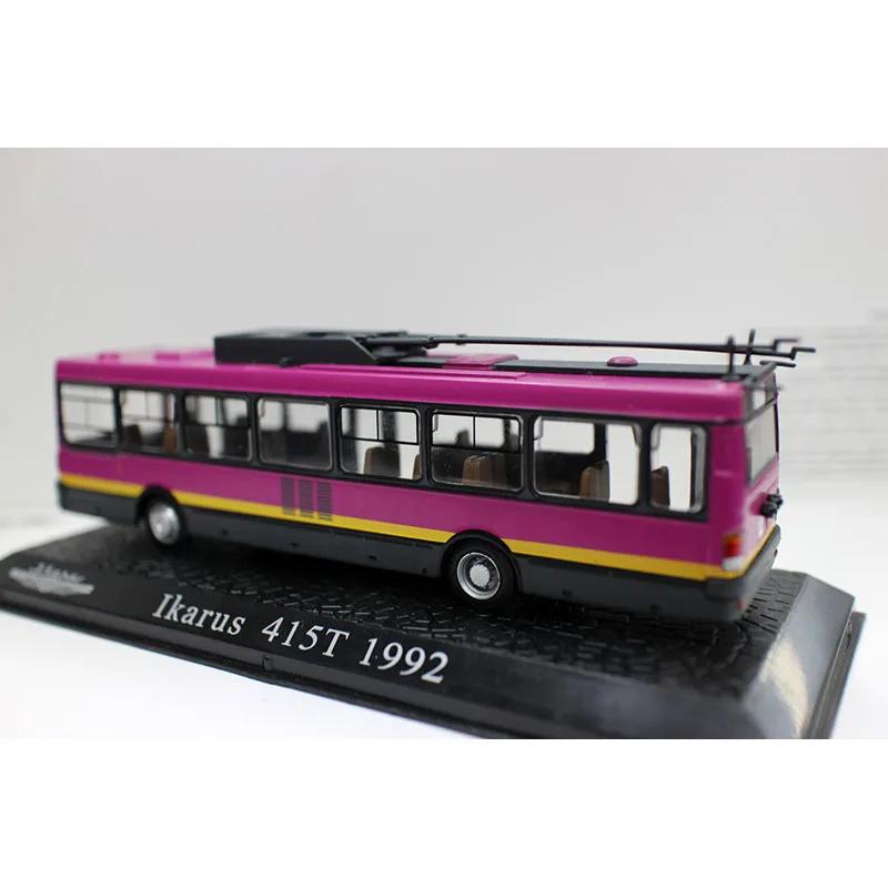 Diecast Alloy 1:76 Scale Ikarus 415T 1992 Bus Cars Model Adult Toys Nostalgia Defective product Only Selling Car Models