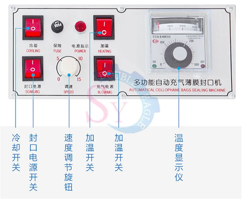 Оптовая цена, автоматическая машина для упаковки надувной пленке с воздушным наполнением/машина для запечатывания картофельных чипсов с начинкой азотом