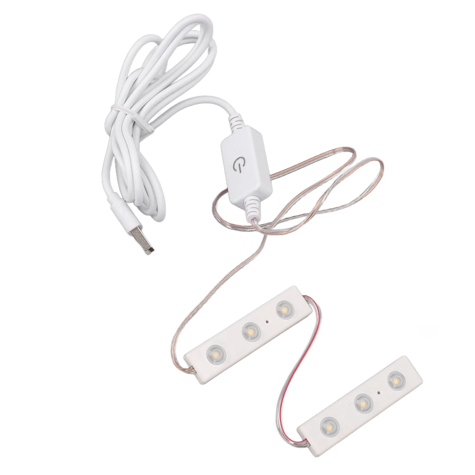 LED مرآة ماكياج ضوء سطوع قابل للتعديل USB المكونات في DIY مرآة قطاع ضوء لمبة LED مرآة ماكياج قطاع الضوء #3