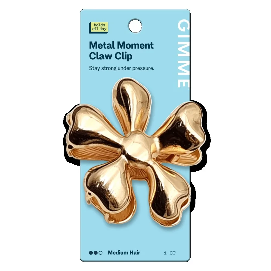 

Beauty Gold Metal Flower Claw Clip for Medium Hair