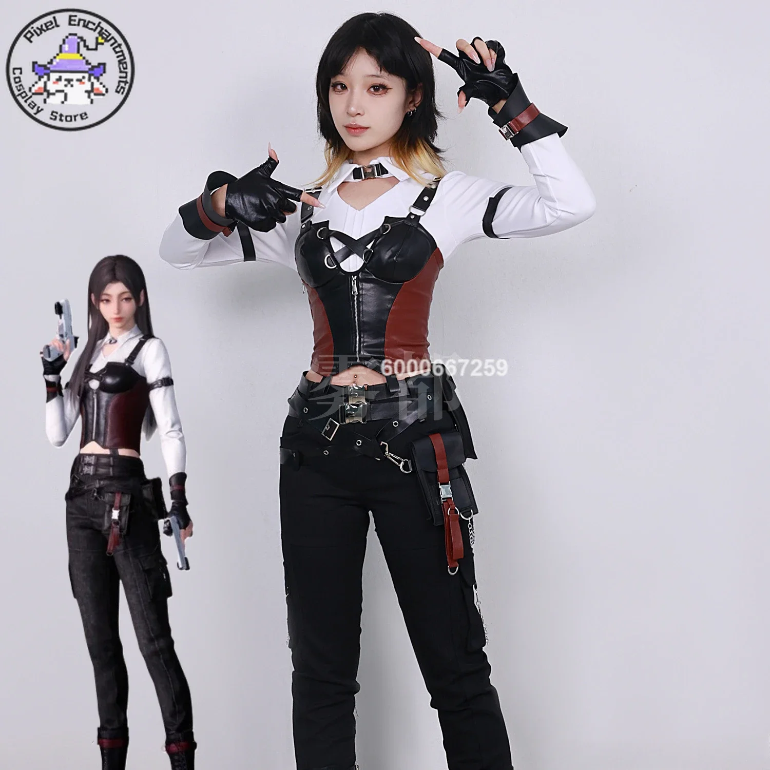 

Love and Deepspace Cosplay Costume Woman Girls Hunter Deepspace Heroine Role Play Xavier Zayne Rafayel Game Combat Uniform Outft