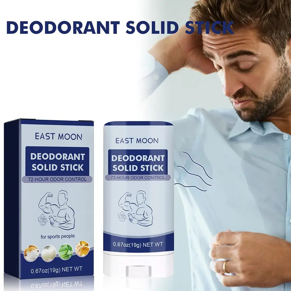 Antitranspirante portátil para hombres, botella enrollable de 19g, Reduce el olor a sudoración, removedor de axilas, desodorante corporal, palo de secado rápido, último N6S6