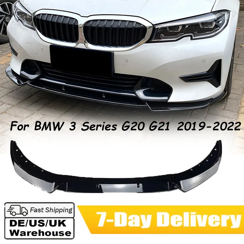 

Bumper Lip For BMW 3 Series G20 G21 320i 325i 2019-2022 Car Front Bumper Spoiler Lip Diffuser Splitter Guard Car Body Kit Tuning
