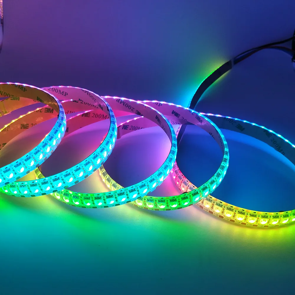 12V WS2815 LED Strip Lights WS2812B WS2813 Updated Individually Addressable LED Dual-Signal 30/60/144 Leds/m