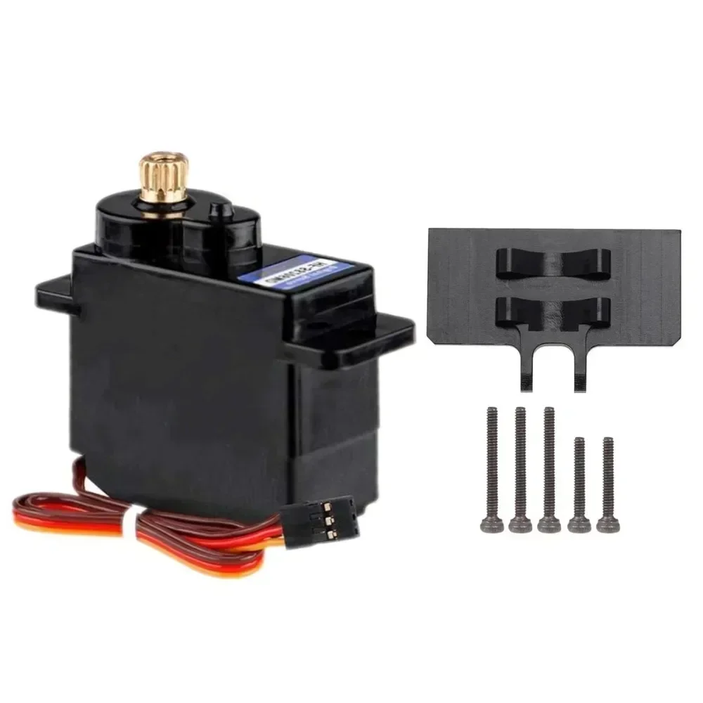 Lenkservo Metall Lenkgetriebe Lenkgetriebe Basishalterung Mini Kletterauto für Axial SCX24 Upgrade Teile