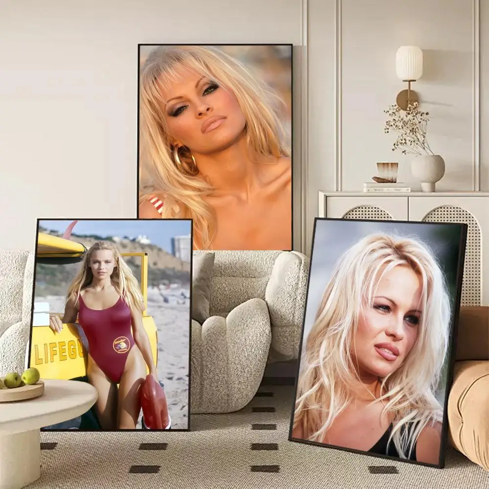 Popular P-Pamela Anderson Poster HD Art Sticky Wall Waterpro