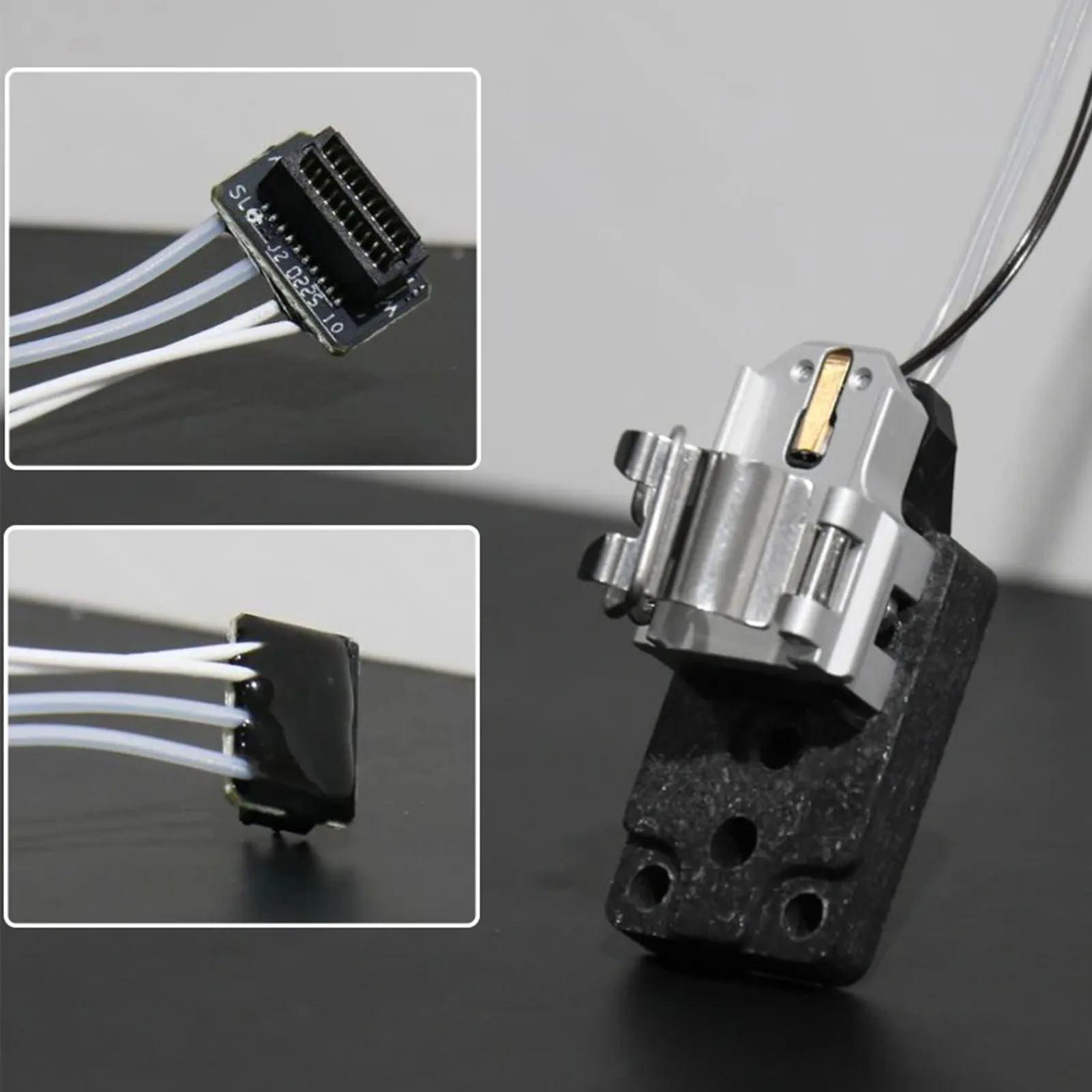 Hotend Heating Assembly Temp Measurement Thermistor Heating Component Quick Base Clamp Replacement for A1 for PLA PETG ABS TPU