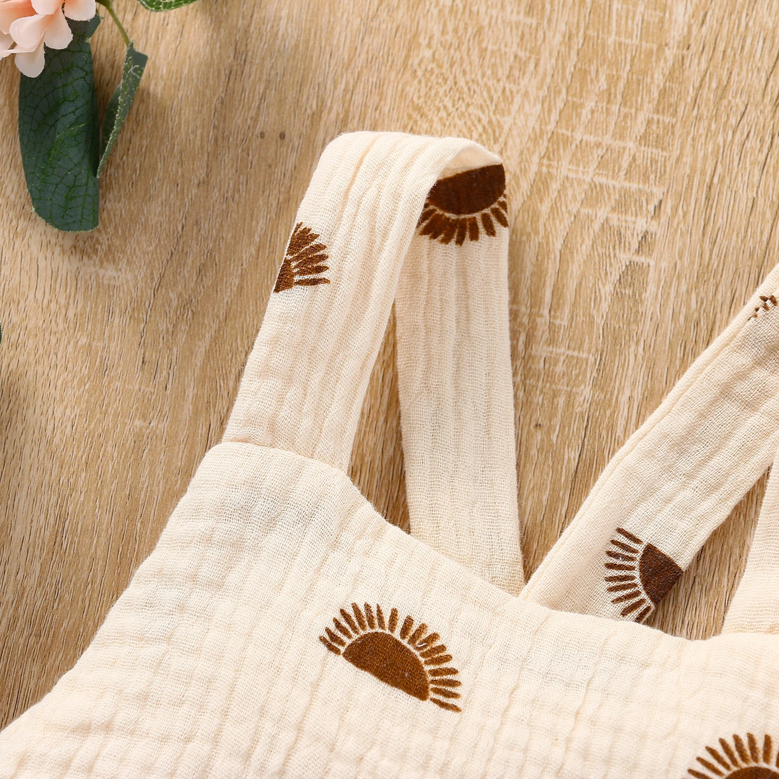 الوليد طفل الفتيان والفتيات الصيف ارتداءها أزياء الشمس المطبوعة الحمالة رومبير