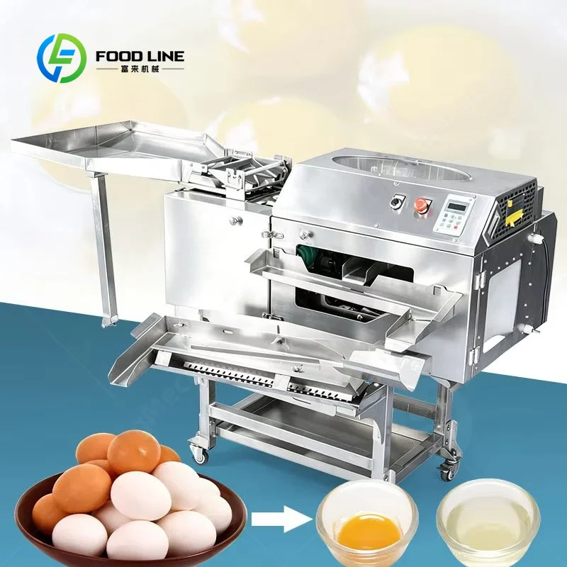 Egg Separator Machine Custom Industrial Automatic Egg Breaker Liquid Egg White Yolk Separating Processing Equipment