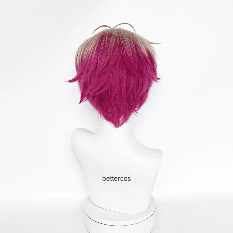 Alexis Ness-Peruca de Cosplay, Fechadura Azul, Rosa Vermelha, Resistente ao Calor, Perucas Sintéticas, Anime