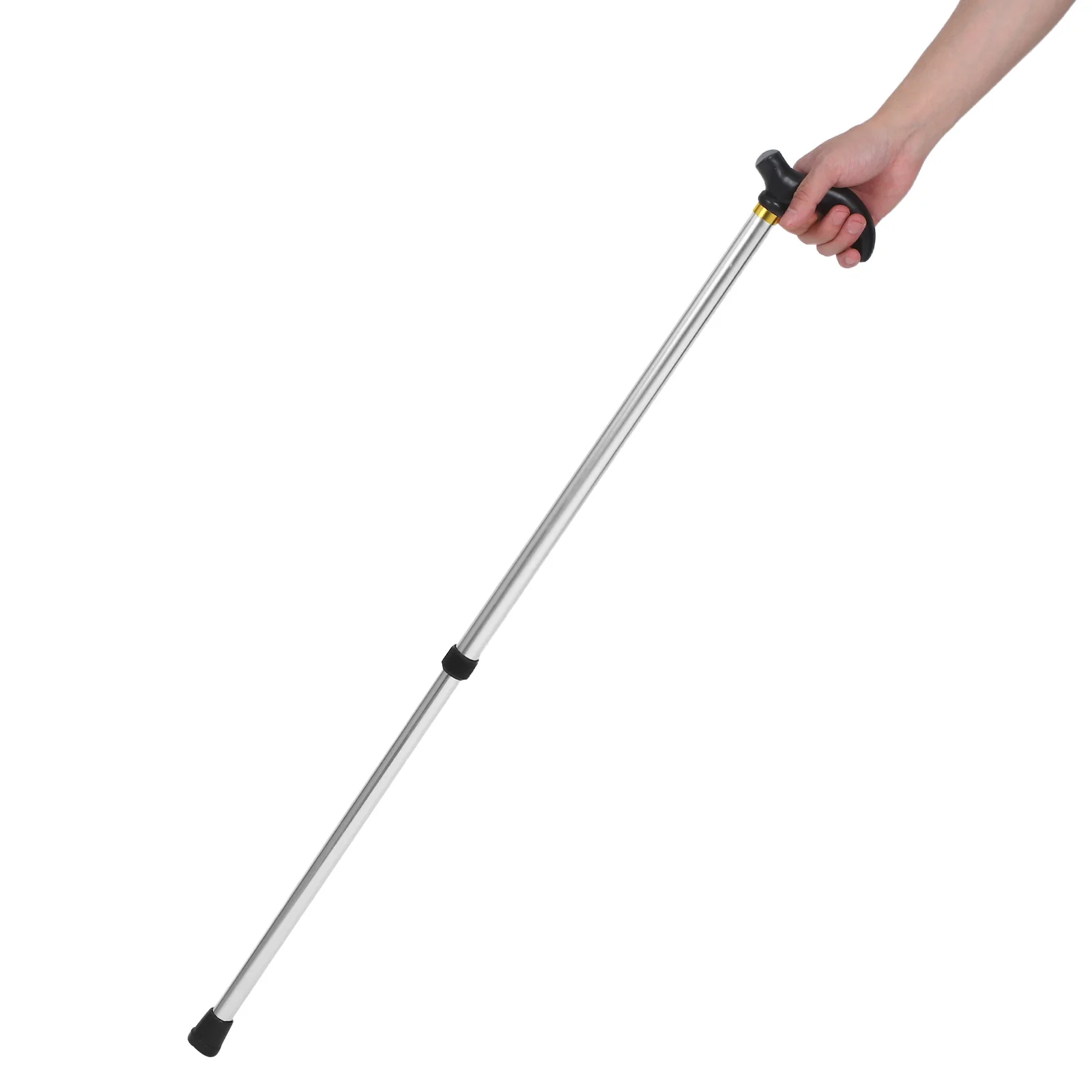 

NOLITOY Adjustable Telescopic Walking Cane Aluminum Alloy Non Foot Pad Comfortable Handle for Men