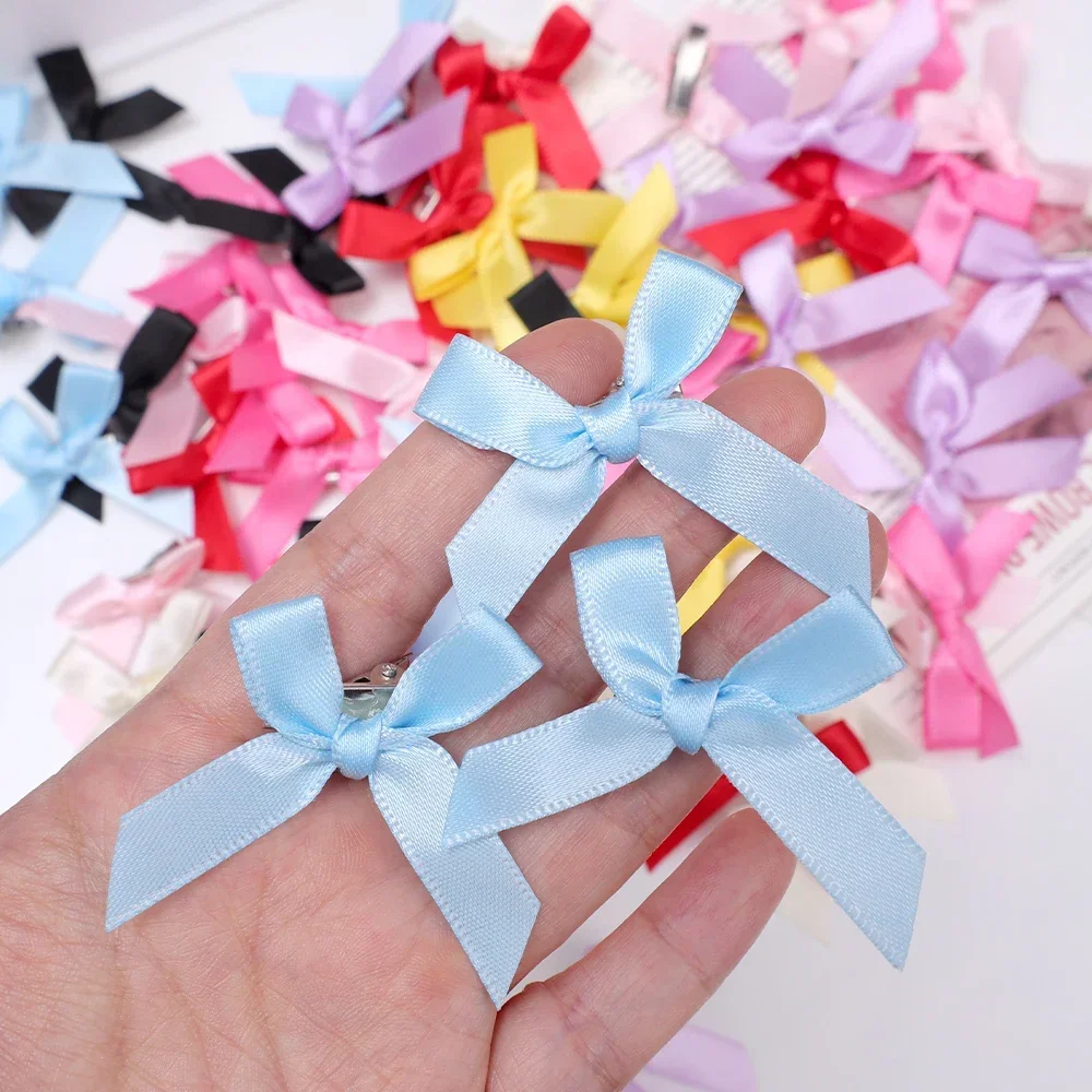 Y2K Ribbon Bowknot Hair Clip Bowknot Cute Korean Hairpin Fashion Barrettes Lovely Headwear Hair Grip Bobby Pin Accessories New