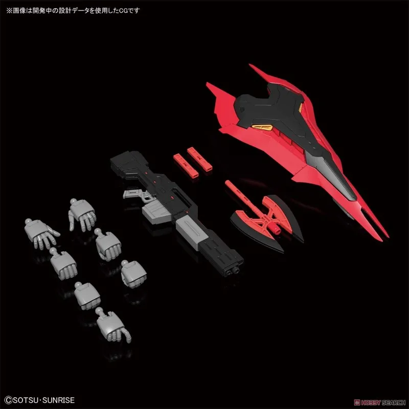 ฟิกเกอร์กันดั้มของแท้จาก Bandai รุ่น RG 1/144 MSN-O4 SAZABI ของเล่นประกอบเองสำหรับเด็กชาย เด็กหญิง ของขวัญเด็ก ของสะสม