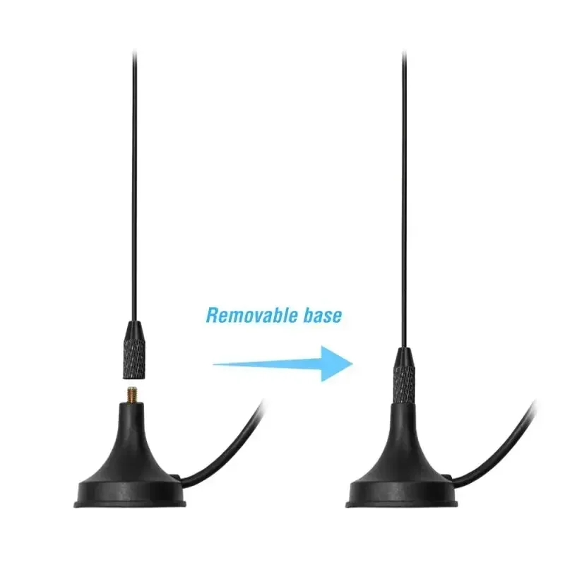 Antena radiowa dwupasmowa VHF UHF do radia krótkofalarskiego, walkie-talkie UV 5R, złącze SMA żeńskie, UT 106UV, złącze SMA męskie do anteny Baofeng SMA 136 174Mhz An — zdjęcie 5