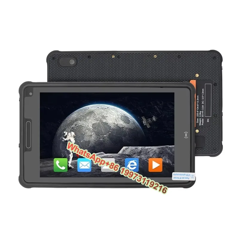 

Прочный планшет Android 13, 8-дюймовый тонкий сенсорный экран с 12 ГБ, 256 ГБ, поддержка NFC, аккумулятор 10000 мАч, промышленный планшет
