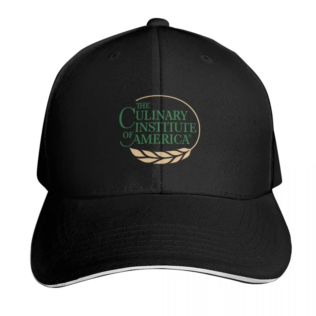 CIA (The Culinary Institute of America) \t Baseball Cap Strapback Dad Hat Six Panel Structured Crown Sun Protection UPF 50+