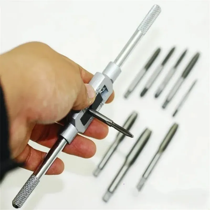 Imagem -05 - Chave Métrica Torneira e Die Grupo m3 m4 m5 m6 m7 M8m9m10m12 Liga de Porca Ferramentas Manuais de Metal Caixa de Armazenamento 12 Pcs Peças 20