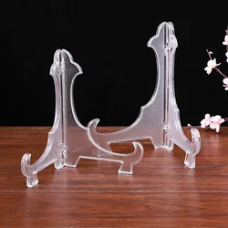 Plastic Easels Plate Holder Weddings Photo Picture Frame Display Stand Display Dish Stand Rack Pedestal Holder Home Decoration