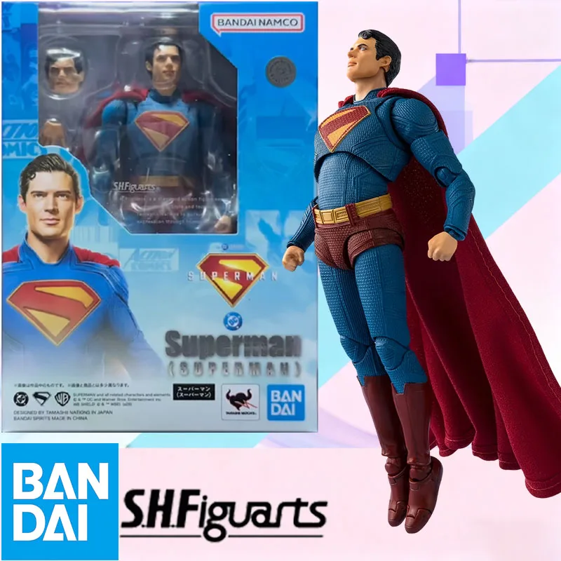 

Brand New in Stock BANDAI Original Box S.H.Figuarts SUPERMAN SHF Action Figure Model Toy Gift for Kids Foam Box Packaging