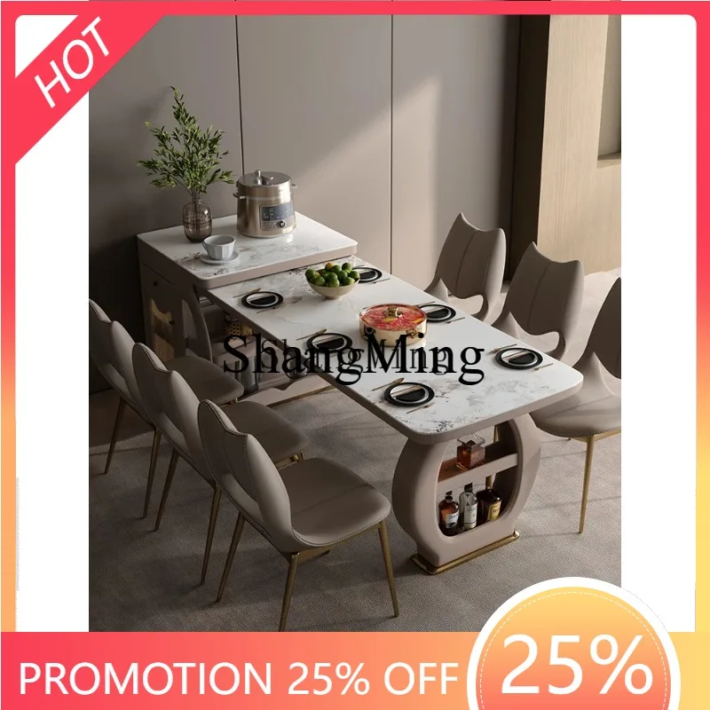 

CL island dining table integrated multi-functional advanced light luxury kitchen refrigerator dining table