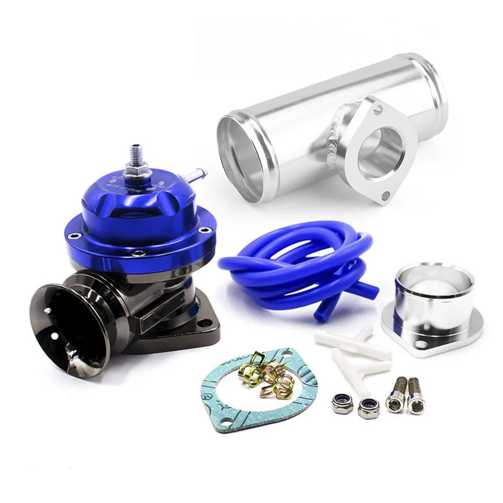 Adapter zaworu wydmuchowego Type-RS Turbo Regulowany 25psi Samochodowy zawór wydmuchowy BOV Uniwersalny zestaw zaworu wydmuchowego z logo