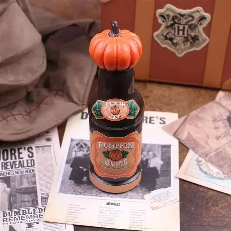 

Resin Ornaments Creative Tabletop Ornaments of Pumpkin Juice Bottle Decorations Around The Film
