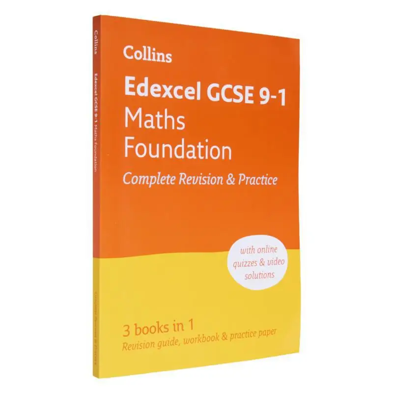 

Edexcel GCSE 91 Math Foundation Complete Revision Practice для экзаменов 2022 и 2023, Collins Harper Collins, Великобритания 9780008112493