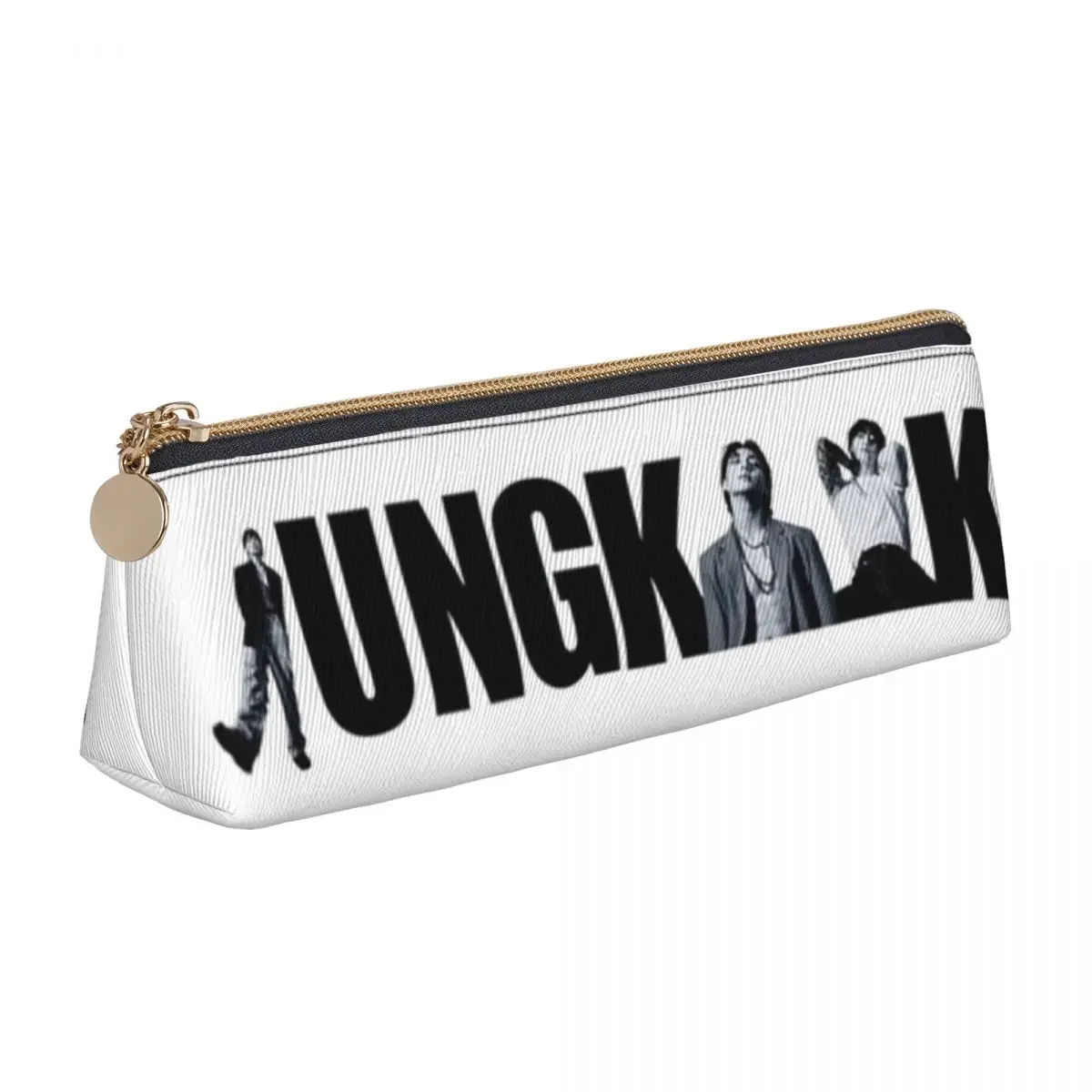 

Kpop Singer Cool Pencil Case Music Bland School Pencil Cases PU Leather Child Aesthetic College Pencil Bag Stationery Organizer