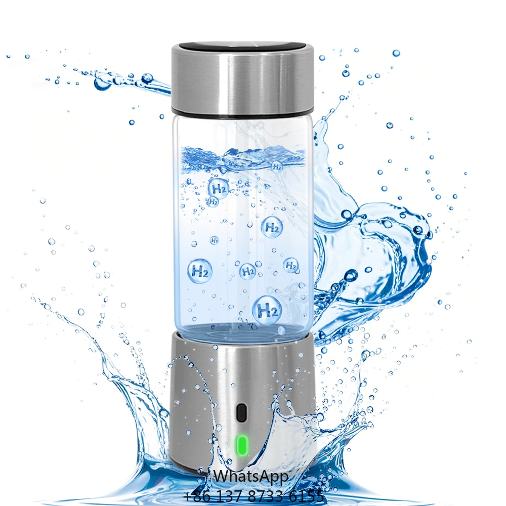 

Портативные USB-генераторы водородной воды с зарядкой от USB, 2000ppb, стеклянная бутылка для водородной воды, USB-зарядка, устройство для приготовления водородной воды
