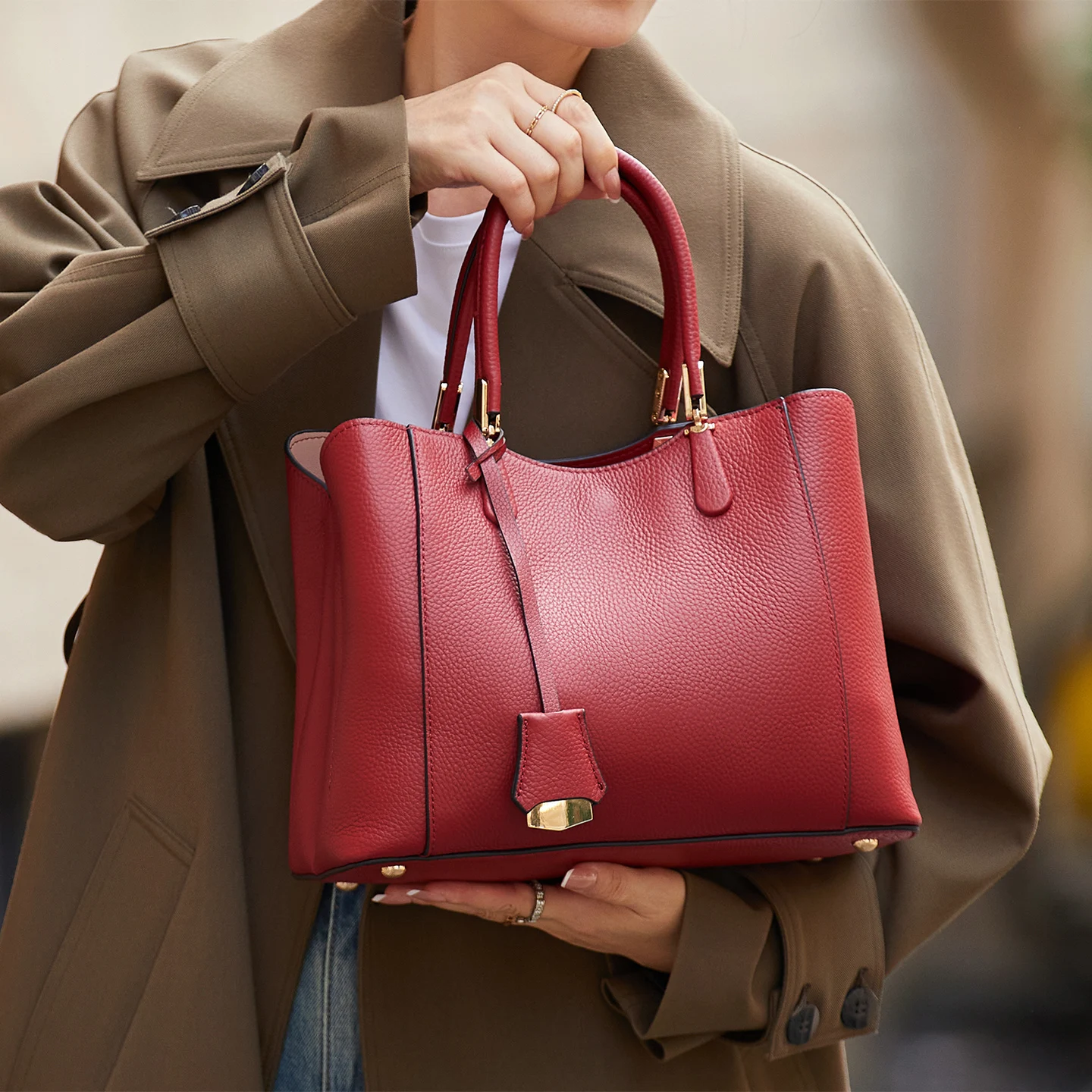 

Very Limited Luxurious Women Leather Handbag New First Cow Leather Winter Top Handle Cow Bag Handmade Shoulder Bag Girl #sc2167