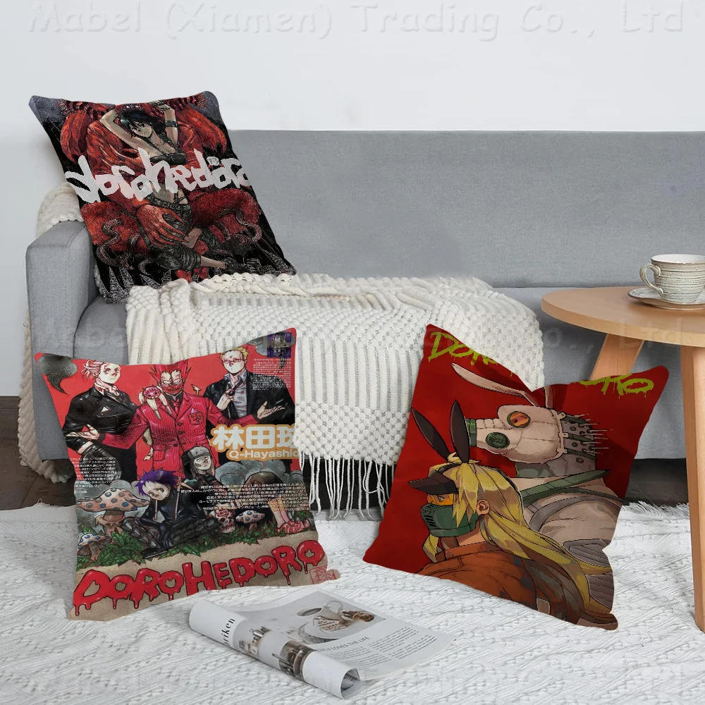 

Dorohedoro 45*45cm Cushion Cover Pillow Cover Decor Pillowcase Home Pillowcase For Couch Pillow